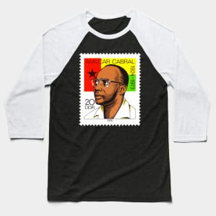 Amílcar Cabral-3 DDR Stamp Baseball T-Shirt